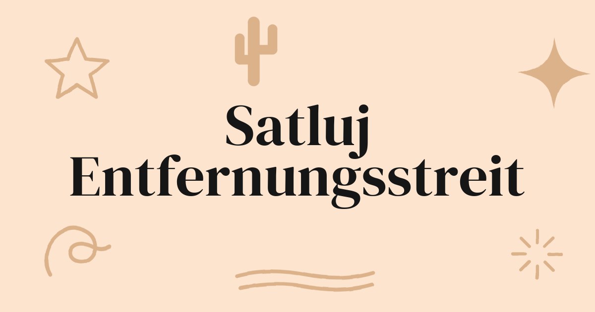 Satluj: Abrupte Entfernung und der Wert eines privaten Medienservers