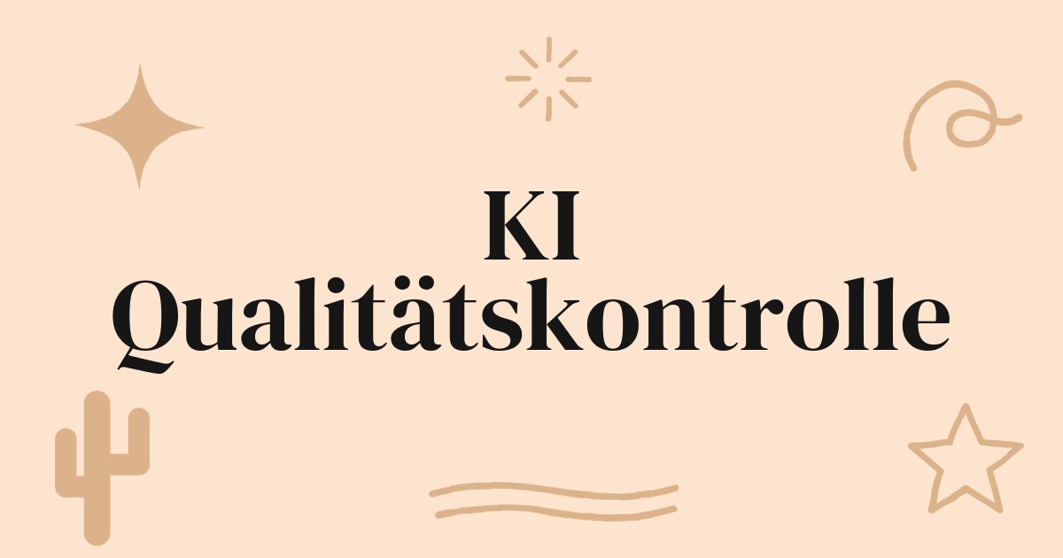 Hochwertige KI-Vision: Die perfekte Qualitätskontrolle für Ihre private Mediendatei